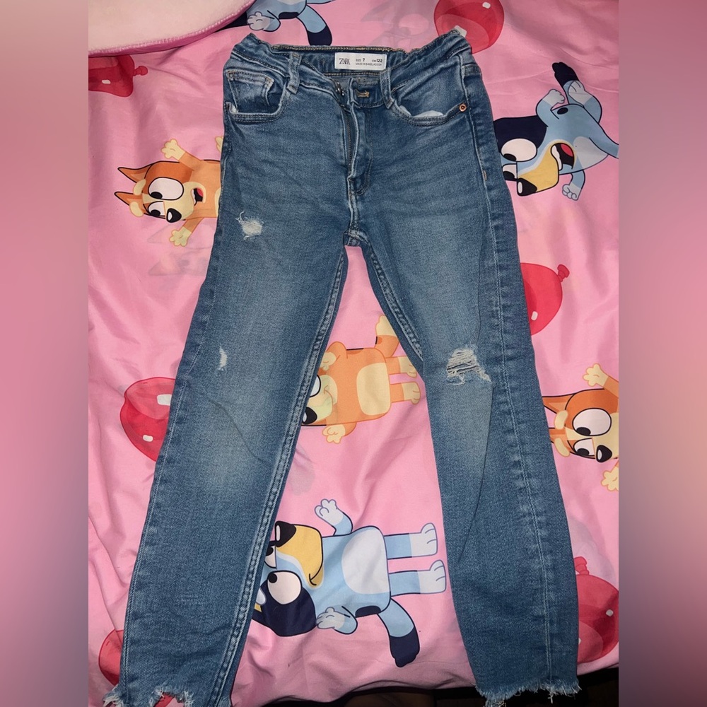 Zara girls jeans size 7